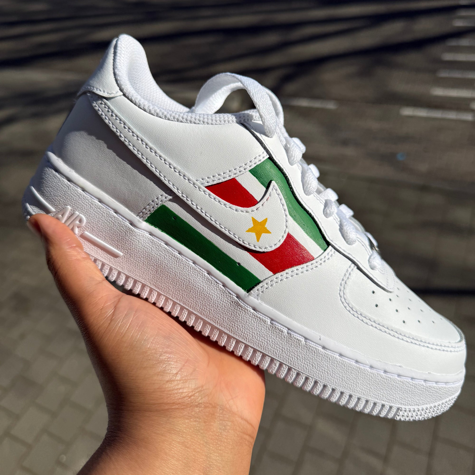 Nike Air Force 1 Suriname Flag