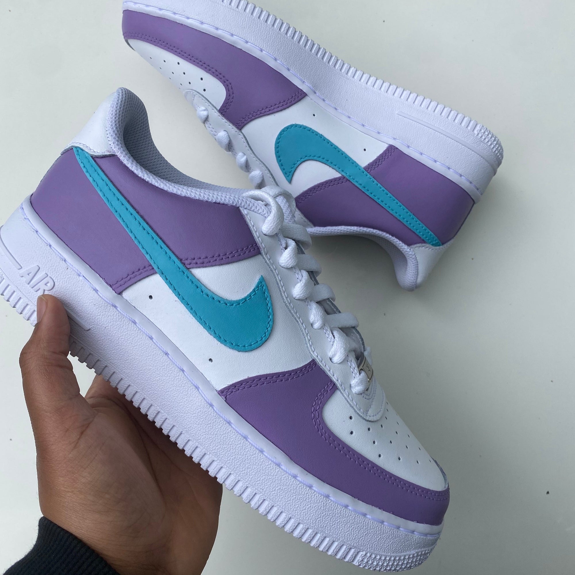 Custom Nike Air Force 1 Lavender