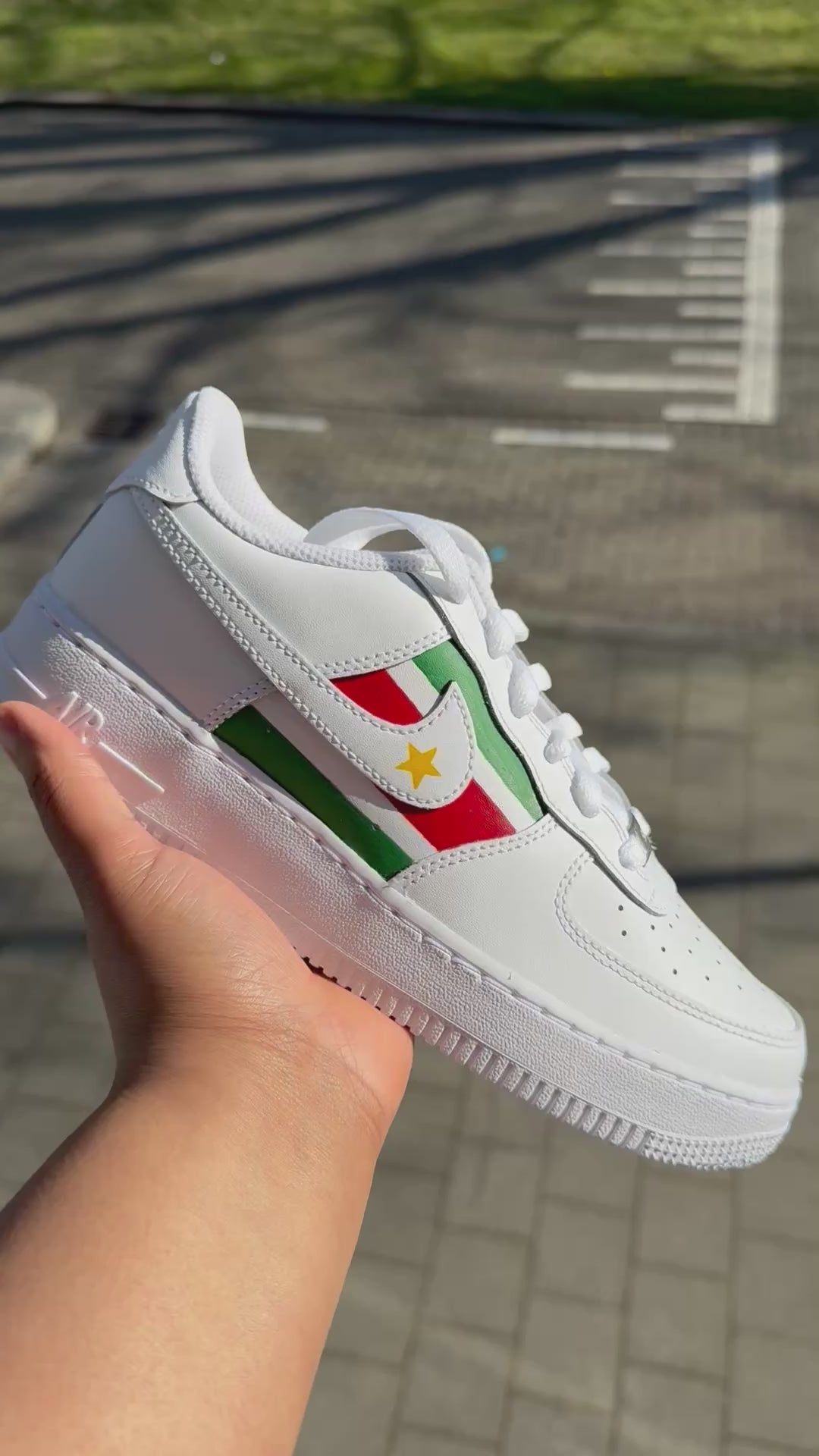 Nike Air Force 1 Suriname Flag